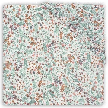 Jollein Baby Hoeslaken Wieg Jersey 40/50x80/90cm - Bloom, Verzenden, Nieuw