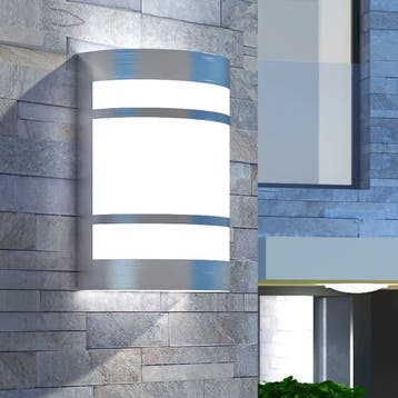 vidaXL Wandlamp voor buiten licht roestvrij staal, Verzenden, Nieuw, Rvs, Wandlamp