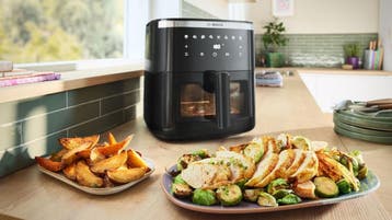 Bosch MAF671B0 Airfryer XXL - Serie 6 - 7,2L - Shake alarm -, Ophalen of Verzenden, Zo goed als nieuw, Bosch