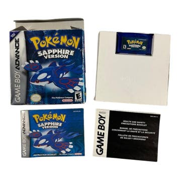 Pokemon Sapphire Version - USA (CIB) (GBA), Spelcomputers en Games, Verzenden, Nieuw