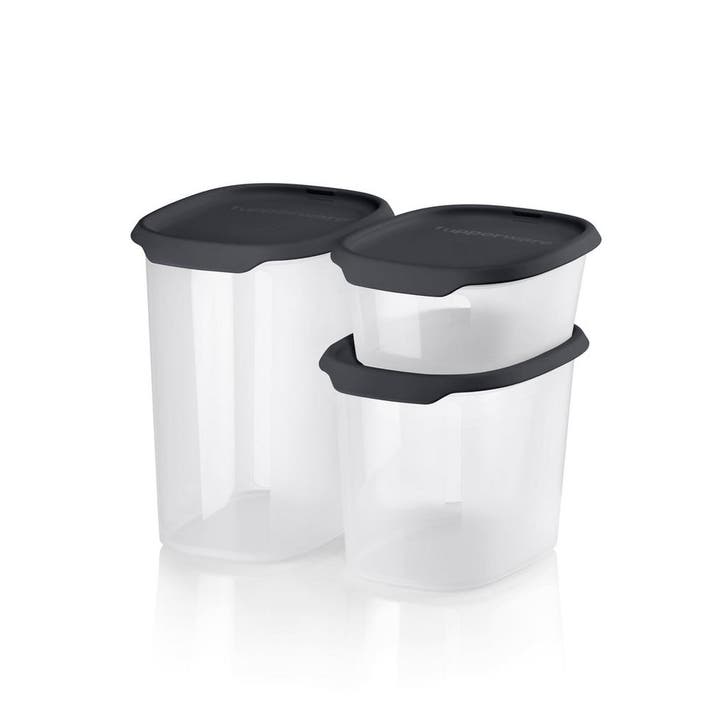 Tupperware One Touch Fresh Voorraadbus set Zwart, Huis en Inrichting, Keuken | Tupperware, Nieuw, Ophalen of Verzenden