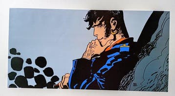 Hugo Pratt - 1 Offset Print - Corto Maltese - Un héros,, Nieuw