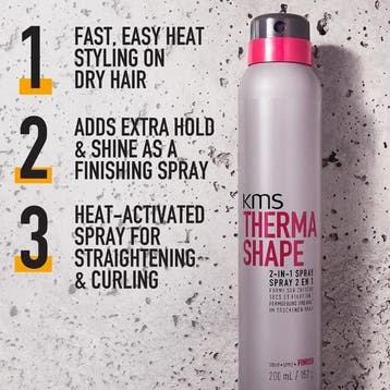 KMS Thermashape 2-in-1 Styling + Finish (Heat Protection), Verzenden, Nieuw