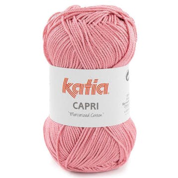 Katia Capri - 82183 pastelroze - Katoen Garen, Hobby en Vrije tijd, Breien en Haken, Ophalen of Verzenden, Nieuw