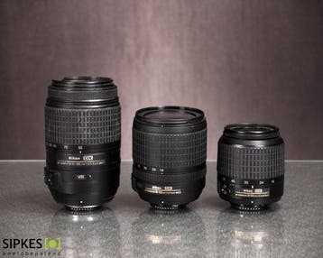 Nikon AF-S 18-55mm / AF-S 18-105mm VR / AF-S 55-300mm VR, Nieuw