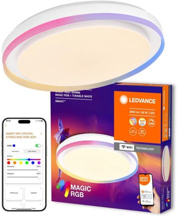 2dekans | Ledvance Smart+ Orbis Zest wifi plafonnière – Ø 50, Ophalen of Verzenden, Zo goed als nieuw
