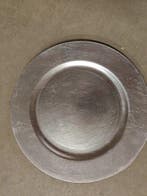 Onderbord Rond Zilver 33 cm, Ophalen of Verzenden, Nieuw