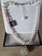 Zonder minimumprijs - Ketting met hanger Zilver Parel -, Sieraden, Tassen en Uiterlijk, Antieke sieraden