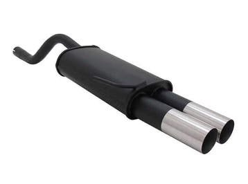 Novus sportuitlaat Renault Clio II 2x76mm RL-Design, Verzenden, Nieuw