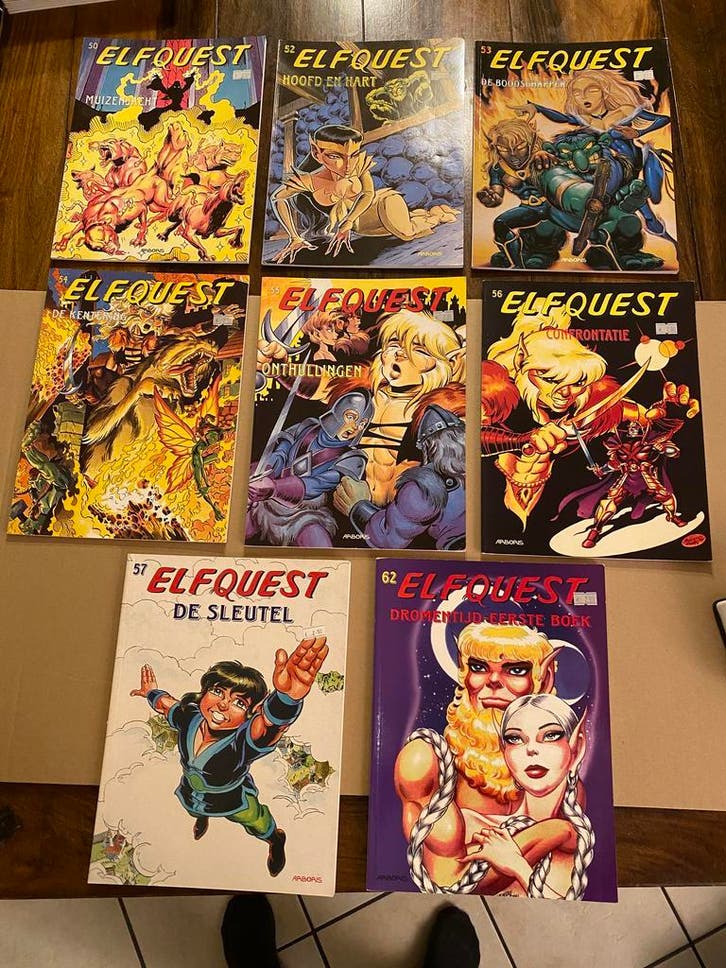 Fantasy - Elfquest - 8 Albums in één koop, Verzamelen, Stripfiguren, Boek of Spel, Gebruikt, Ophalen of Verzenden