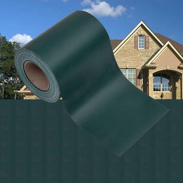 vidaXL Privacystrip 35x0,19 m PVC matgroen, Verzenden, Nieuw, Kunststof, Minder dan 1 meter