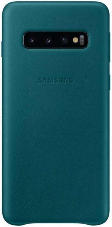 Samsung Lederen Cover - voor Samsung Galaxy S10 - Groen, Ophalen of Verzenden, Nieuw