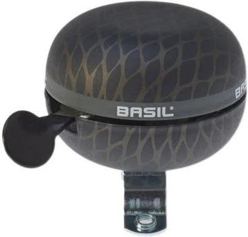 Basil Noir Big Bell fietsbel 60 milimeter - Zwart, Verzenden, Nieuw