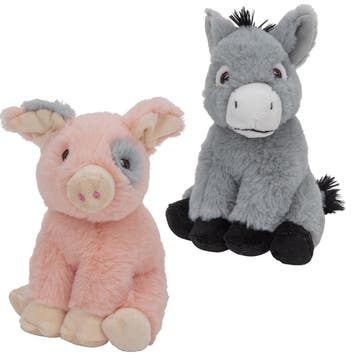 Nature Planet pluche boerderijdieren knuffels - varken 18, Verzenden, Nieuw