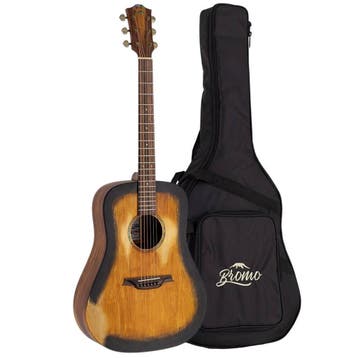 Bromo BAR1H/HS Rocky Mountain Series Dreadnought All Solid, Ophalen of Verzenden, Nieuw
