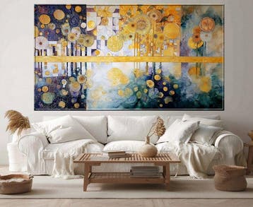 Mrs Art Prime - The Eclipse of Time in Gustav Klimt Style, Antiek en Kunst