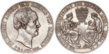 Duitsland Saksen-Albertijnse Linie. Friedrich August II..