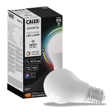 Calex Smart LED Lamp Peer White E27 7W 806lm A60, Huis en Inrichting, Lampen | Losse lampen, Ophalen of Verzenden, Nieuw