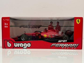 Bburago 1:18 - Modelauto - Ferrari SF21 – 1:18 Bburago –, Nieuw