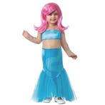 Zeemeemin jurkje en pruik meiden - Zeemeermin kleding, Kinderen en Baby's, Ophalen of Verzenden, Nieuw
