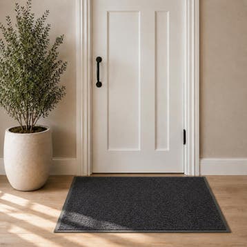 Droogloopmat Twister 80x120cm zwart, Verzenden, Nieuw