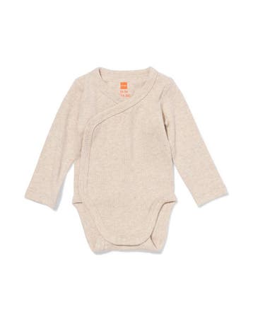 HEMA Newborn meegroei overslagromper LENZING™ ECOVERO™ rib, Verzenden, Nieuw