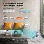 Vloerventilator - 50 cm - Industriele ventilator - Zilver -, Witgoed en Apparatuur, Ventilatoren, Verzenden, Zo goed als nieuw