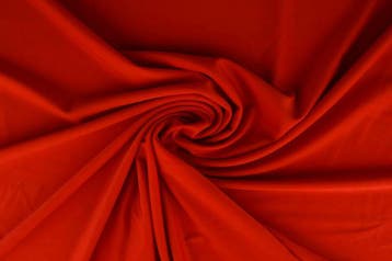 Lycra stof - Rood - Per 10 of 50 meter, Overige materialen, 120 cm of meer, Ophalen of Verzenden, Rood