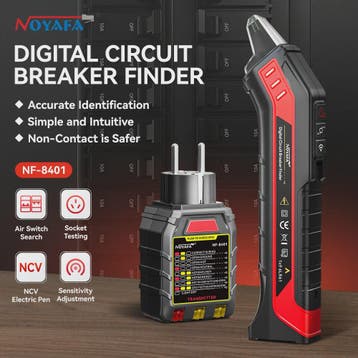 NOYAFA NF-8401 Circuit Breaker Finder & Socket Tester - Elek, Verzenden, Nieuw