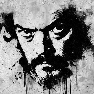 David Law (1967) - Stanley Kubrick (Stencil)