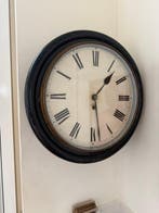 Wandklok Victoriaans Hout, Glas, Messing - 1900-1910