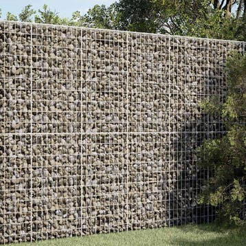 vidaXL Gabion met 5 mm Draad en 5x10 cm Gaas 50x30x200 cm, Verzenden, Nieuw, IJzer