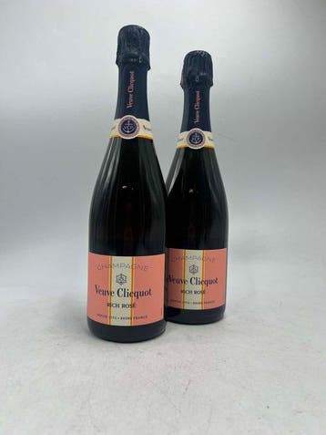 Veuve Clicquot, Rich Rosé - Champagne Rosé - 2 Flessen (0.75, Nieuw