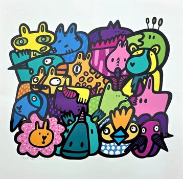 Kev Munday - All The Animals- Limited Edition Print - No