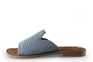 Lazamani Slippers in maat 40 Blauw, Kleding | Dames, Schoenen, Slippers, Lazamani, Zo goed als nieuw, Verzenden