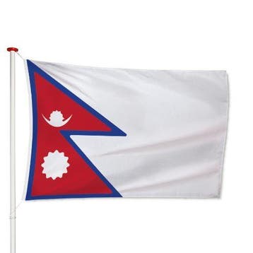 Nepalese Vlag 40x60cm, Verzenden, Nieuw