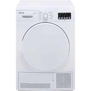 Electra TDC8112W - Condensdroger - 8 kg - 65 dB, Ophalen of Verzenden, Zo goed als nieuw, Voorlader, 85 tot 90 cm