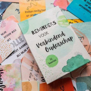 Reminders voor Verbindend Ouderschap - Kaartendeck, Boeken, Verzenden, Zo goed als nieuw, Kimberley Roerdink
