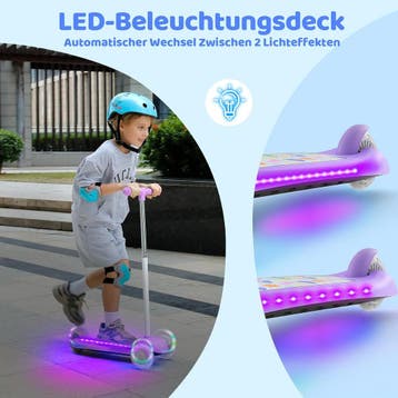 Kinderstep - 3 wielen - Kinder step - LED Wielen - Verstelba, Verzenden, Zo goed als nieuw