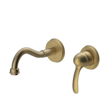 Inbouw Wastafelmengkraan Tres Clasic Gebogen 1 Hendel, Huis en Inrichting, Ophalen of Verzenden, Nieuw, Wasbak of Wastafel