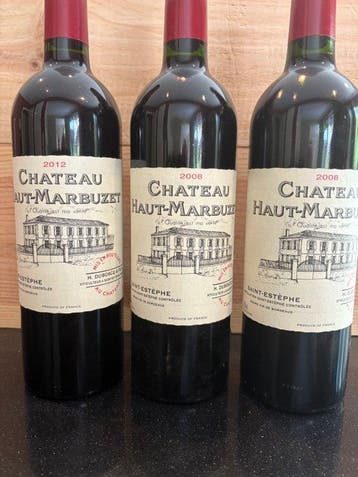 2012 & 2008 x 2 Chateau Haut-Marbuzet - Saint-Estèphe - 3, Nieuw