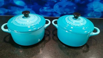 Le Creuset - Braadpan (2) - hoogwaardig geglazuurd keramiek