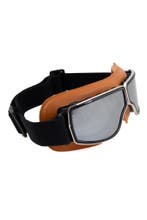 Goggles Motorbril Skibril Bril Cognacbruin Montuur Zilveren, Ophalen of Verzenden, Nieuw, Overige maten, Carnaval
