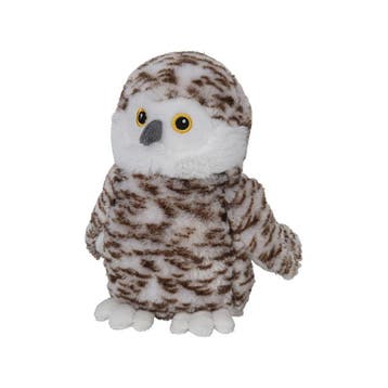 Sneeuwuil knuffel - pluche - 22 cm - vogels - dierenknuffel, Verzenden, Nieuw