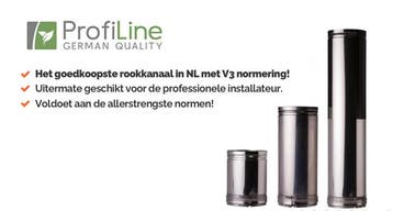 Lage prijzen en scherpe aanbiedingen bij 123Rookkanaal, Huis en Inrichting, Kachels, Ophalen of Verzenden, Nieuw, Hout, Vrijstaand