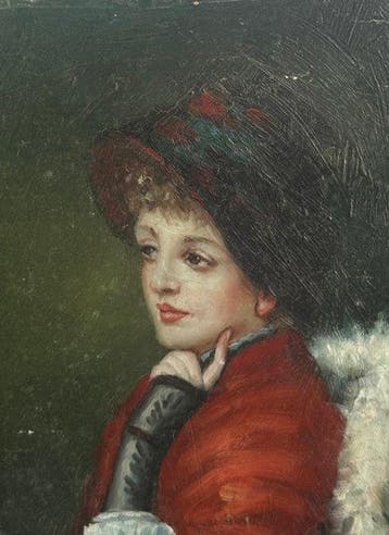 Scuola Europea (XIX-XX) - Profilo di Fanciulla
