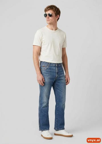 Wrangler Jeans Heren maat WW36 / L26 Blauw Vintage, Ophalen of Verzenden, Nieuw, Wrangler