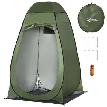 Pop-Up Douche Tent Toilet Tent Voor Kamperen 126x124x189cm D, Verzenden, Nieuw