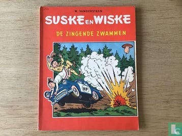 Suske en Wiske - De zingende zwammen - 1960, Eén stripboek, Verzenden, Gelezen, Vandersteen, Willy.