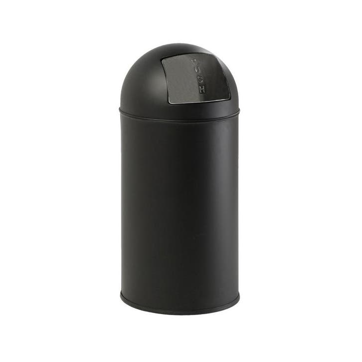 EKO Pushcan - mat Zwart, Huis en Inrichting, Woonaccessoires | Prullenbakken, Nieuw, Verzenden